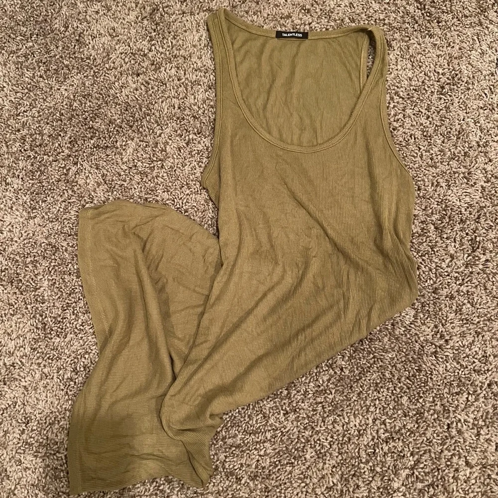 Talentless Rib Tank Dress - Picture 1 of 5